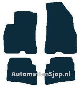 Naaldvilt zwart automatten Fiat Doblo (152,263) | 2010-heden