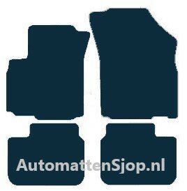 Luxe velours zwart automatten Fiat Sedici | 2006-2013