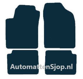 Luxe velours zwart automatten Fiat Stilo (192) | 2001-2007