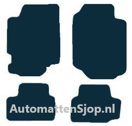 Naaldvilt zwart automatten Ford Escort | 1997-1998