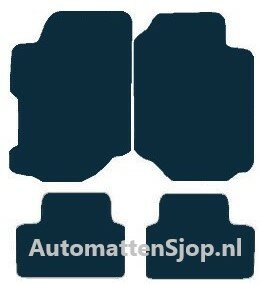 Naaldvilt zwart automatten Ford Escort | 1995-1997