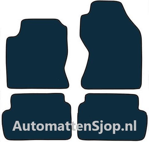 Luxe velours zwart automatten Ford Focus I | 2001-2005