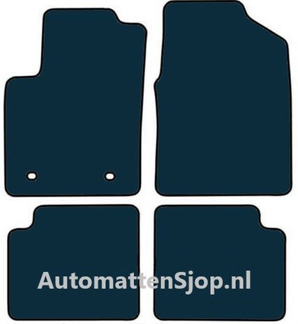 Naaldvilt zwart automatten Ford KA | 2012-2016