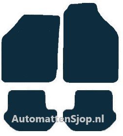 Naaldvilt zwart automatten Ford KA | 2003-2008