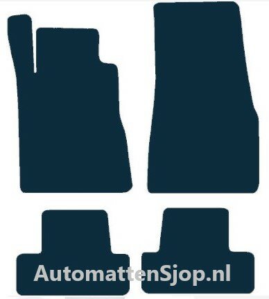 Naaldvilt antraciet automatten Ford Mustang | 2010-2014