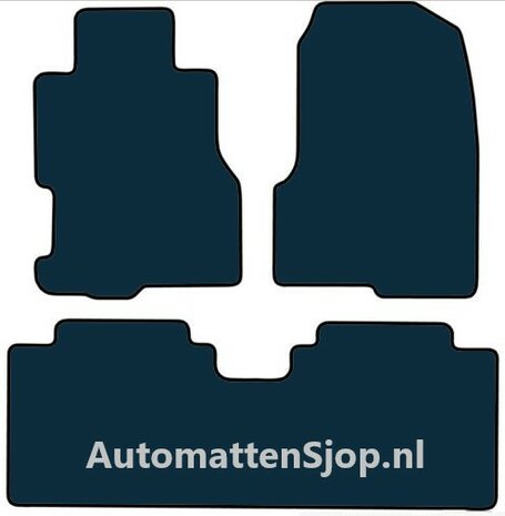 Naaldvilt antraciet automatten Honda Civic VII | 2001-2003