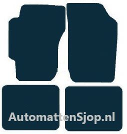 Naaldvilt zwart automatten Honda Integra | 1997-2001