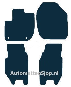 Naaldvilt zwart automatten Honda Jazz | 2015-2020