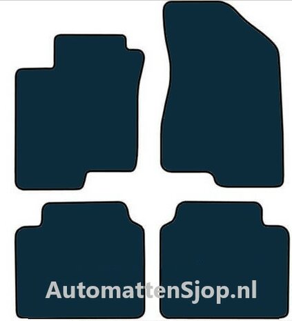 Naaldvilt zwart automatten Hyundai Grandeur | 2005-2010