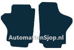 Naaldvilt zwart automatten Hyundai H200 Stoel-Stoel | 1998-2008 