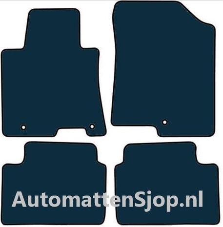 Naaldvilt zwart automatten Hyundai i30 & Hyundai i30 SW | 2011-2017