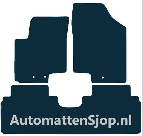 Naaldvilt zwart automatten Hyundai ix20 | 2010-2015