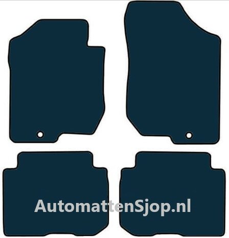 Naaldvilt zwart automatten Kia Carens III 5-persoons | 2006-2010