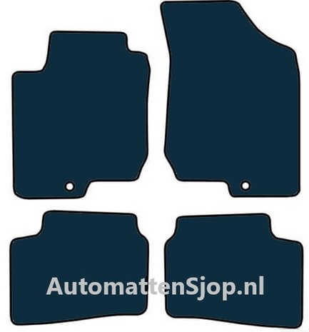 Naaldvilt zwart automatten Kia Ceed I | 2007-2012