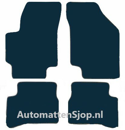 Naaldvilt zwart automatten Kia Rio II | 2005-2011