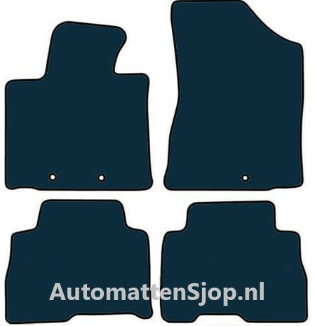 Luxe velours zwart automatten Kia Sorento 5-persoons | 2012-2015