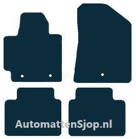 Naaldvilt zwart automatten Kia Soul | 2014-2019