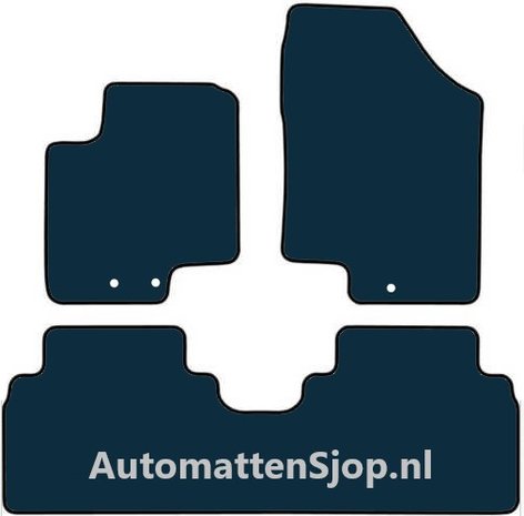 Naaldvilt zwart automatten Kia Venga | 2009-2019