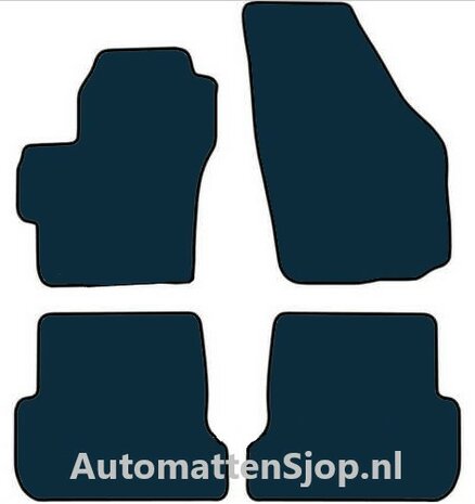 Naaldvilt antraciet automatten Mazda 3 (BK) | 2003-2009