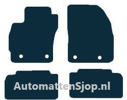 Naaldvilt zwart automatten Mazda 5 | 5 persoons | 2010-2015