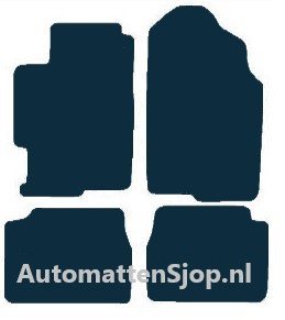 Naaldvilt zwart automatten Mazda 6 (GG) | 2002-2008