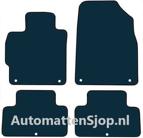 Luxe velours zwart automatten Mazda CX-7 Benzine | 2009-2012