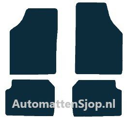 Naaldvilt zwart automatten Mazda Demio | 1998-2000