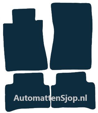 Naaldvilt antraciet automatten Mercedes-Benz CLS (C219) | 2004-2010