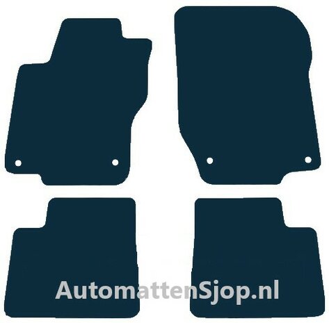 Naaldvilt zwart automatten Mercedes-Benz M-klasse (W164) | 2005-2011