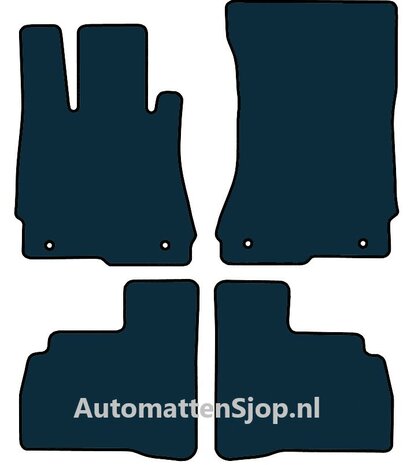 Naaldvilt antraciet automatten Mercedes-Benz SE (W221) KWB | 2005-2013