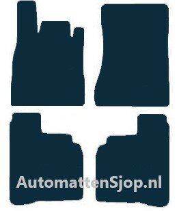 Naaldvilt antraciet automatten Mercedes-Benz SEL (W221) LWB | 2005-2013