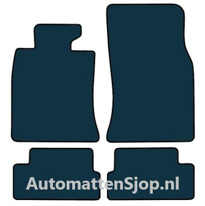 Luxe velours zwart automatten Mini One | 2007-2013