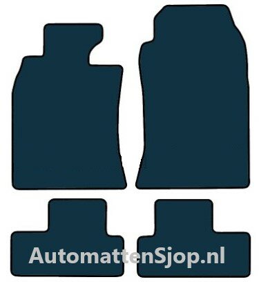 Luxe velours zwart automatten Mini One | 2001-2007