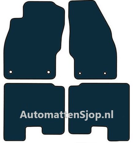 Naaldvilt antraciet automatten Opel Adam | 2013-2019