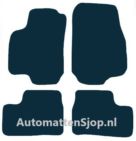 Naaldvilt zwart automatten Opel Astra G | 1998-2004
