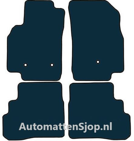 Naaldvilt zwart automatten Opel Karl | 2015-2019