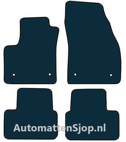 Naaldvilt zwart automatten Opel Meriva B | 2010-2017