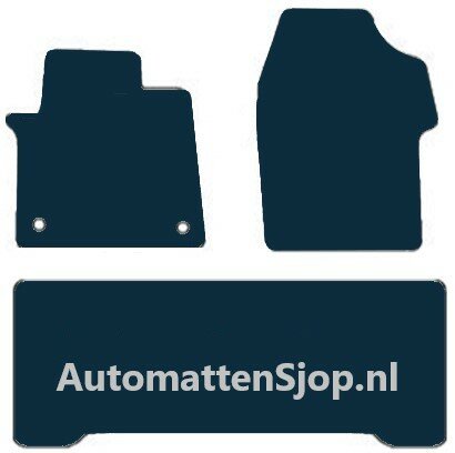 Naaldvilt zwart automatten Opel Vivaro dubbele cabine | 2019-2021