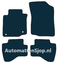 Naaldvilt zwart automatten Peugeot 107 | 2005-2008