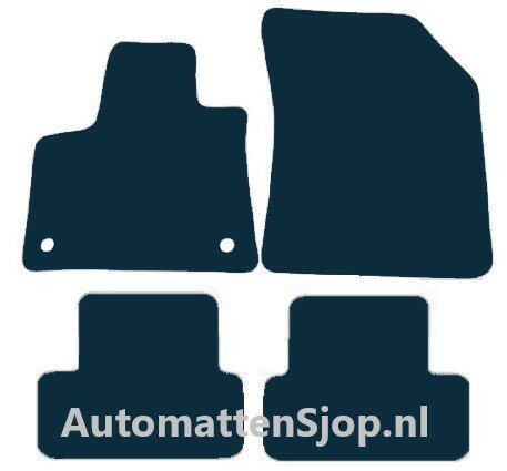 Naaldvilt zwart automatten Peugeot 3008 | 2016-2023