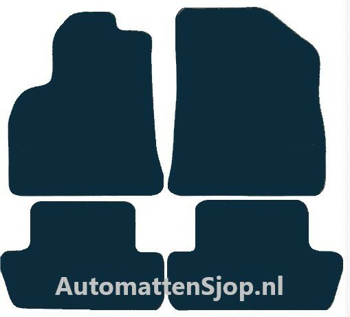 Naaldvilt zwart automatten Peugeot 3008 | 2009-2016