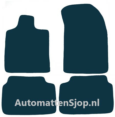 Naaldvilt zwart automatten Peugeot 407 | 2004-2011