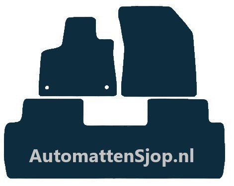 Naaldvilt zwart automatten Peugeot 5008 | 2017-heden