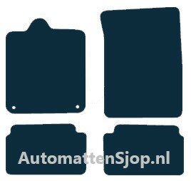 Naaldvilt zwart automatten Renault Laguna | 2007-2015