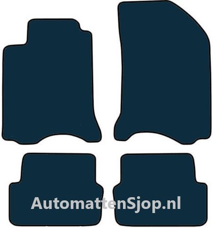 Naaldvilt zwart automatten Renault Laguna | 2001-2007