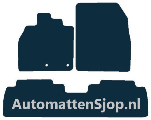 Naaldvilt zwart automatten Renault Scenic III | 2009-2016