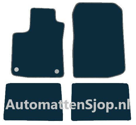 Naaldvilt antraciet automatten Renault Twingo II (CN0) | 2007-2014