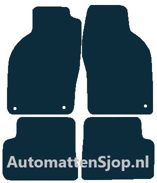 Naaldvilt zwart automatten Saab 9-3 Cabrio (YS3D) | 1998-2003