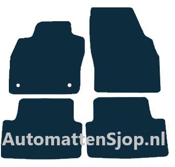 Naaldvilt antraciet automatten Seat Ibiza VI | 2017-heden
