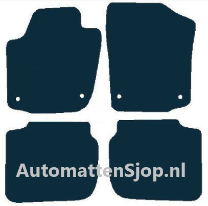 Naaldvilt antraciet automatten Seat Toledo IV | 2013-2018